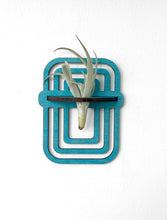 Handmade Wood Air Plant Holder, Wall Hanging with a Modern Boho Design, Unique Display for Plant Lovers, Present for Mom, Garden Gift