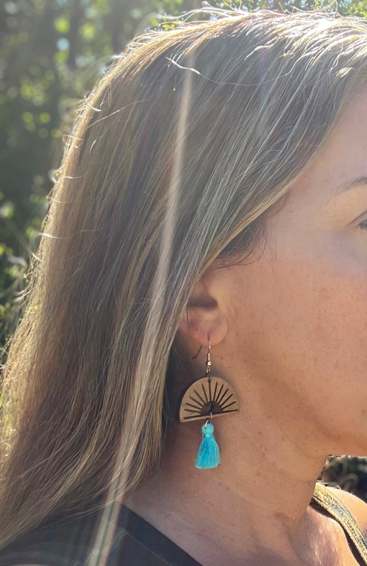 Handmade Love of Sun Tassel Earrings