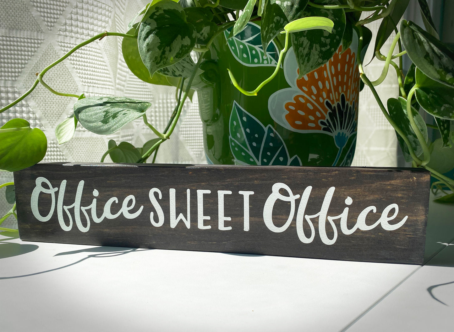 Office Sweet Office, Cubicle Sign for Work from Home Desk, Office Decor, Cubicle design and gift for boss