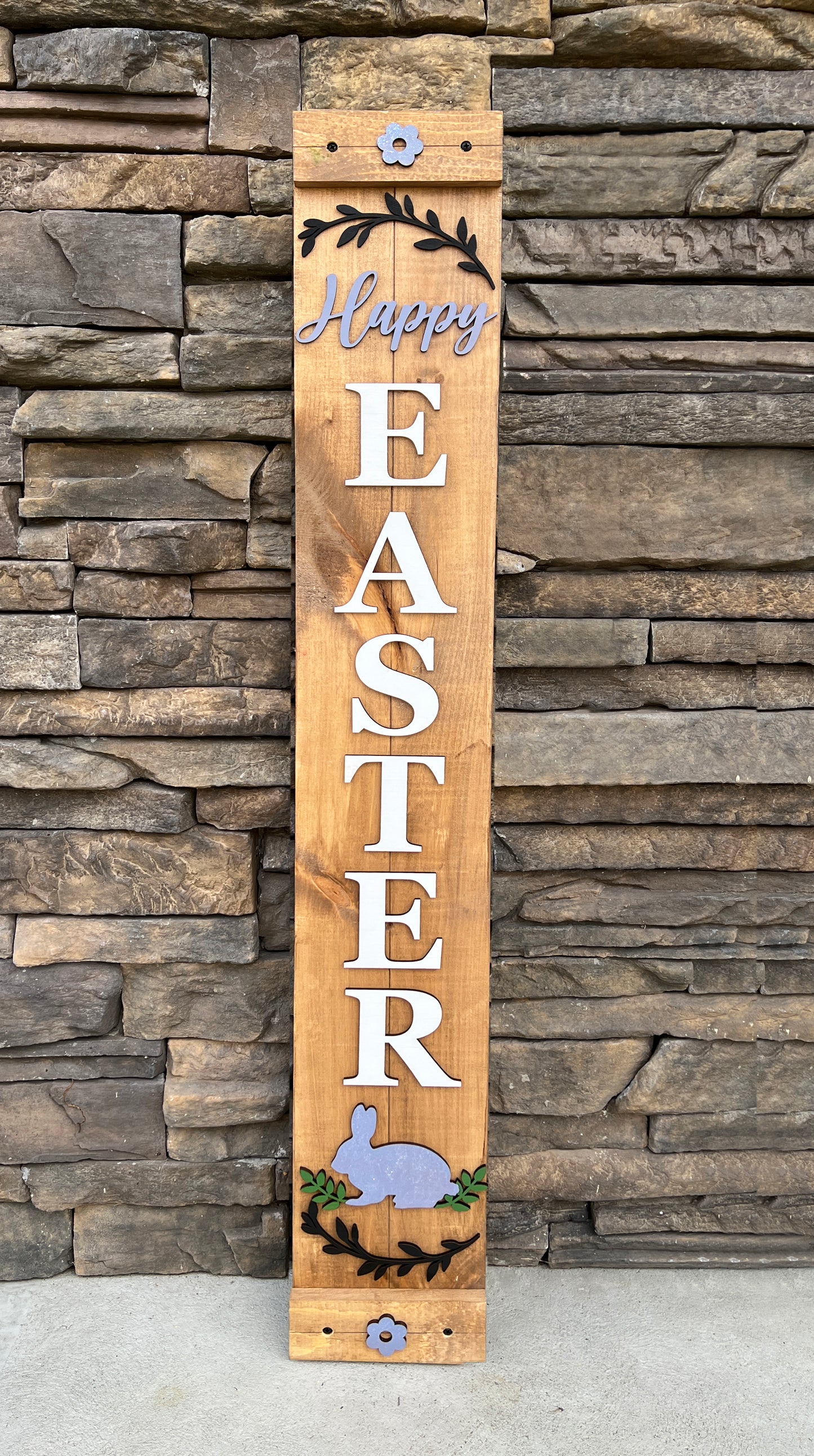 Holiday 3D Porch Leaner Reversible Sign