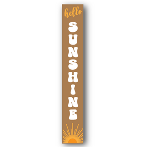 SUNSHINE 4 ft Tall 3D Wood Sign PROJECT Bakes Brewery 5-6-25