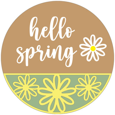 Hello Spring Daisy Sign - PROJECT