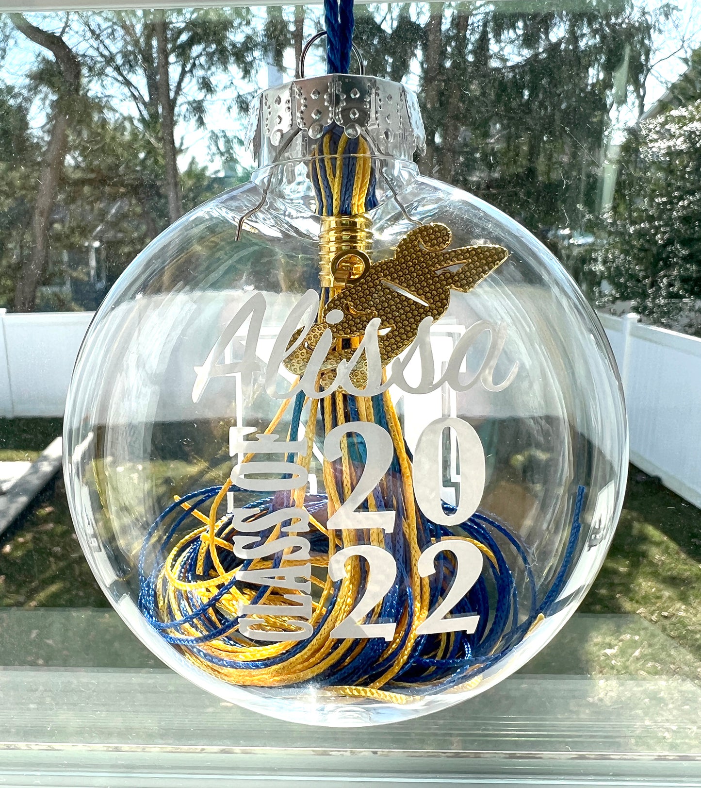 High School & College Graduation Personalized Ornament & Tassel Keepsake