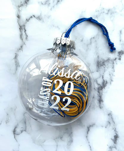 High School & College Graduation Personalized Ornament & Tassel Keepsake