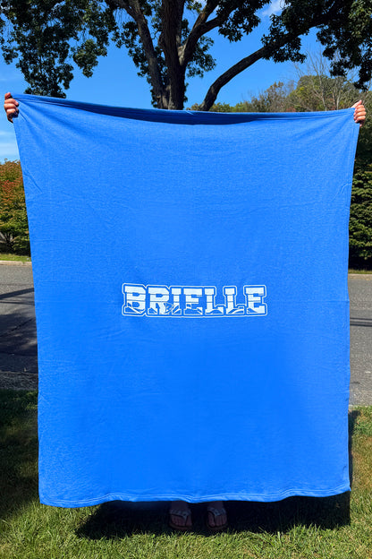 Super Soft 50 in x 60 in Jersey Cotton Blanket for Home, Beach, Dorm Room