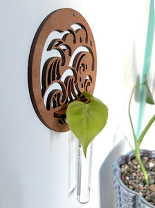 Handmade Propagation Wall Hanging with a Modern Boho Design, Unique Display for Plant Lovers, Present for Mom, Garden Gift