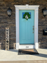 Welcome 3D Sign for Dog or Cat Lovers! Large 4 foot farmhouse style welcome sign for entryway or doorstep