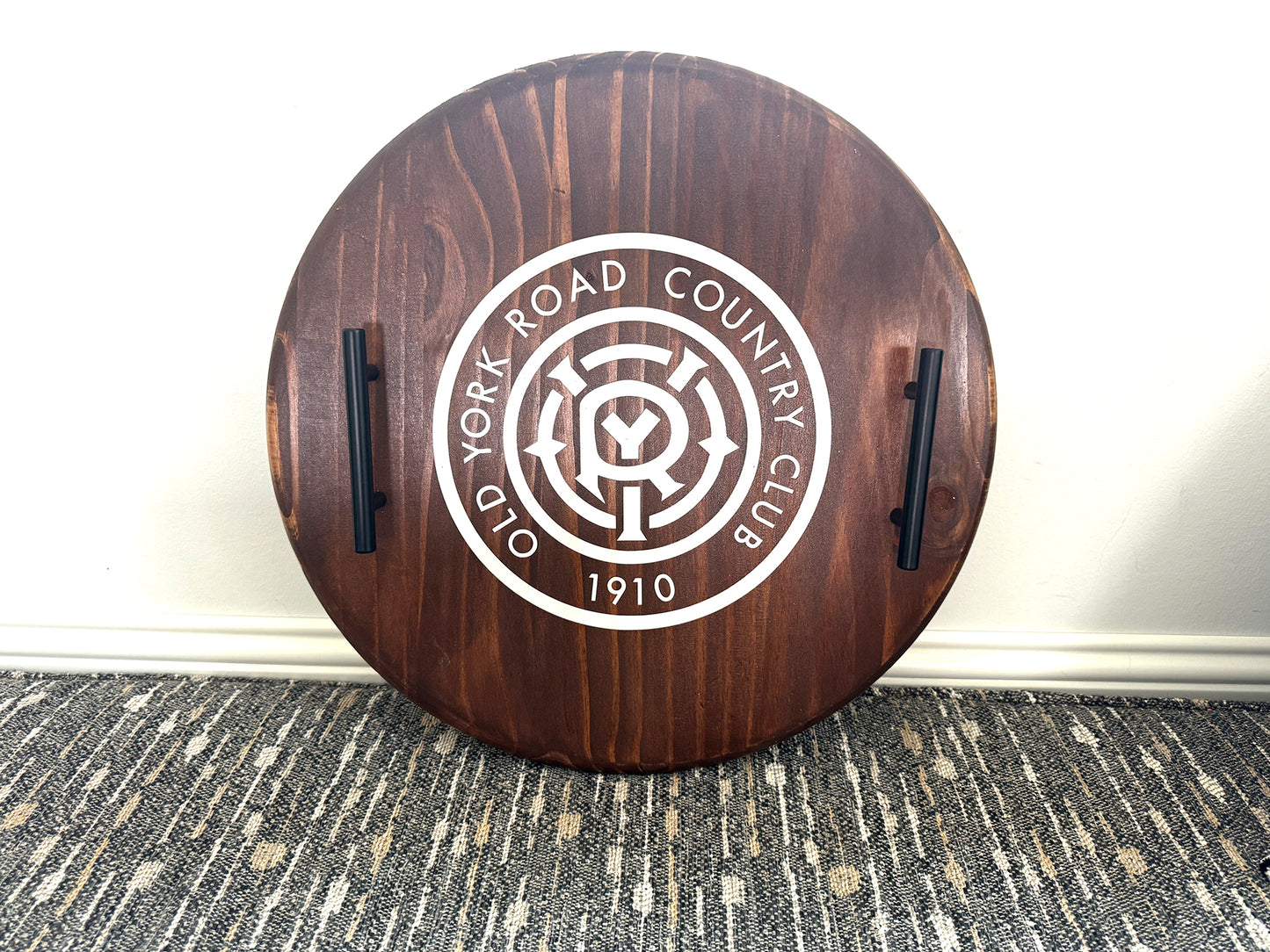 Custom Initial or Logo Wine Tray