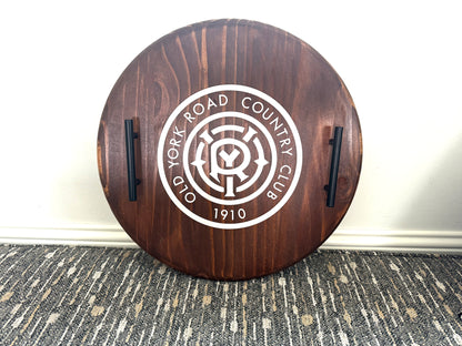 Custom Initial or Logo Wine Tray