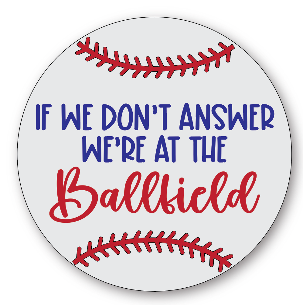 BASEBALL FIELD 16 inch round 3D Wood Sign PROJECT Bakes Brewery 5-6-25