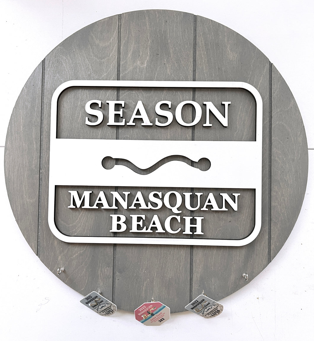 Beach Badge Holder