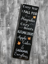 Fall/Winter Reversible Sign, 3 feet tall, Great for Porch Leaner, Outdoor Entryway or Inside Rustic Decor