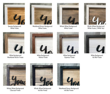 You Me and Our Three, 3D Large Farmhouse Style Decor Custom Wood Sign, Bedroom Decor, Personalized Living Room Family Saying