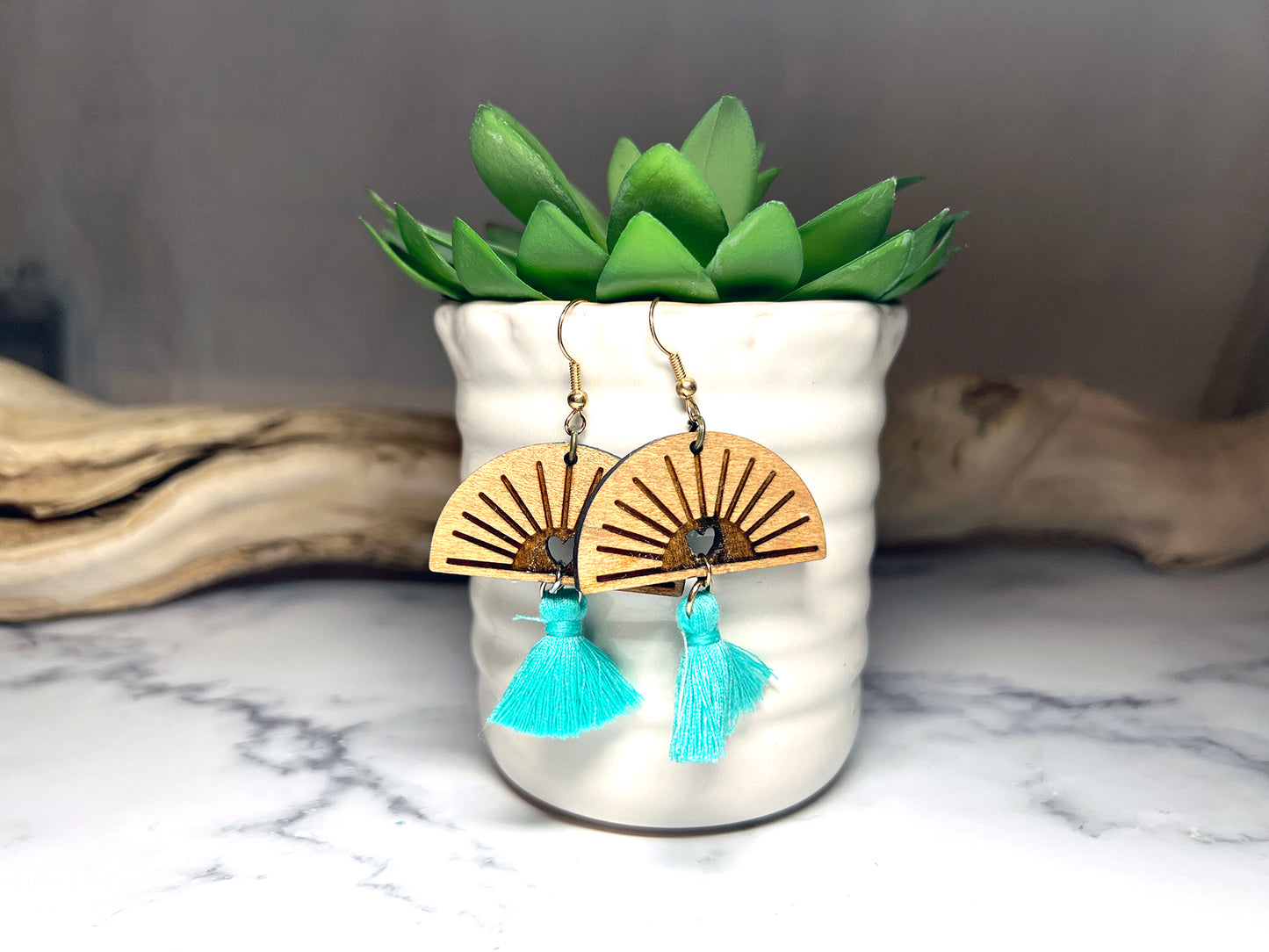 Handmade Love of Sun Tassel Earrings