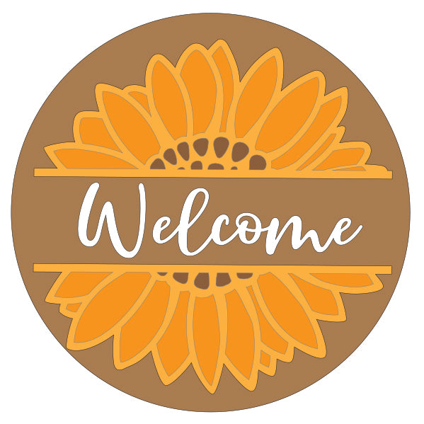 Sunflower Welcome Sign - PROJECT