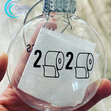 Funny Toilet Paper Ornament for 2020, Corona Times, Covid, The Year Sh*t Got Real, Can you Spare a Square, Gag Gift