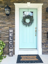 Large Farmhouse Style Welcome Sign for Doorway or Entryway. Perfect New Home Gift!
