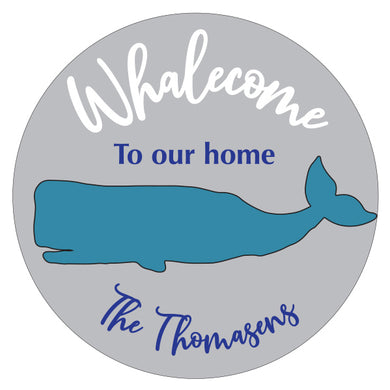 Whalecome Sign - PROJECT