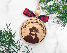Yellowstone, Rip, Cowboy, Christmas Ornament 3D Laser Engraved for the holidays on maple wood