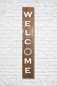 Large Farmhouse Style Welcome Sign for Doorway or Entryway. Perfect New Home Gift!