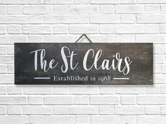 Custom Name Sign, Personalized, perfect for wedding or anniversary gift!