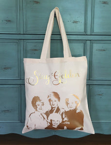 Golden Girls Stay Golden Canvas Tote, Thank you for being a friend! Great gift!