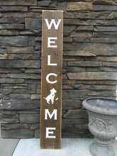 Welcome Sign for Dog or Cat Lovers! Large 4 foot farmhouse style welcome sign for entryway or doorstep