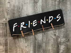 Friends! Who loves the tv show from the 90's. Friends picture holder, great gift! Dorm Decor!
