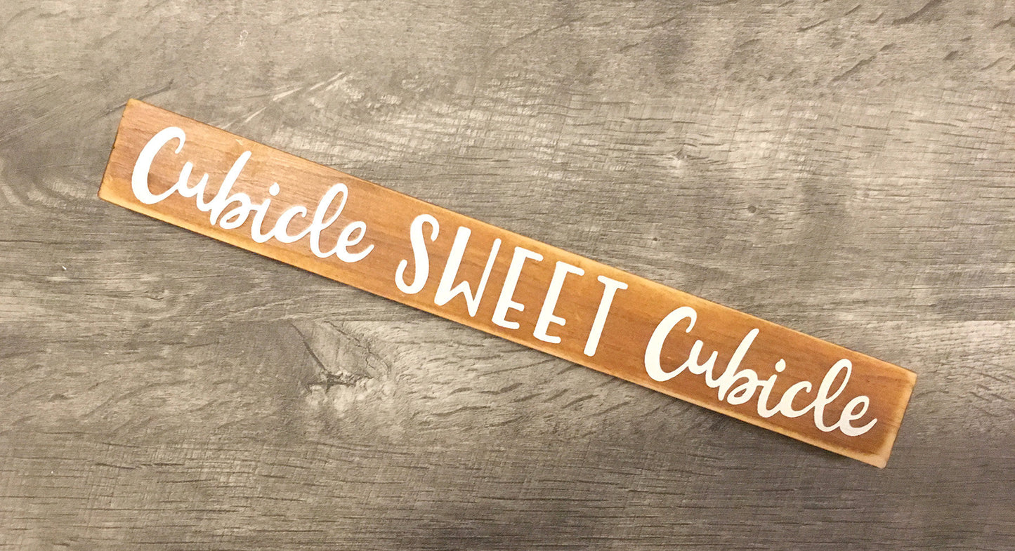 Cubicle Sweet Cubicle, Perfect for your office decor! Live Every Day Like It's Taco Tuesday. Or Custom Cubicle Sign! Coworker or boss gift