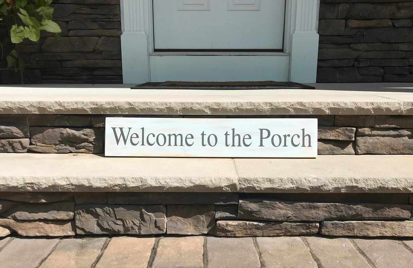 Welcome to the Porch, Outdoor Porch Sign, Rustic Farmhouse Look