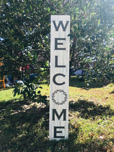 Large Farmhouse Style Welcome Sign for Doorway or Entryway. Perfect New Home Gift!