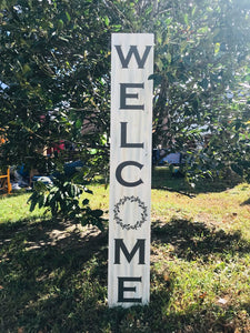 Large Farmhouse Style Welcome Sign for Doorway or Entryway. Perfect New Home Gift!